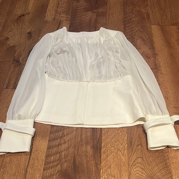 Chloè Woman’s White Blouse Size 6 - Picture 1 of 5
